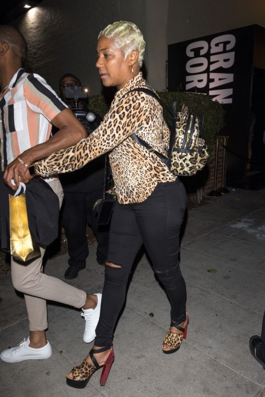 TIFFANY HADDISH Leaves Kevin Hart’s Gran Coramino Tequila Launch in West Hollywood 05/06/2022
