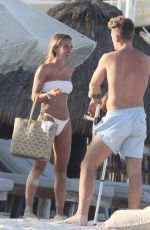 TIFFANY WATSON in Bikini with Her Boyfriend at a Beach in Tulum 05/09/2022