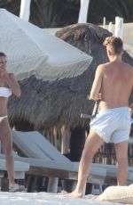 TIFFANY WATSON in Bikini with Her Boyfriend at a Beach in Tulum 05/09/2022