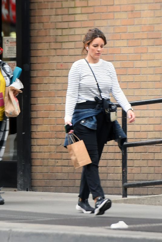 TINA FEY Out and About in New York 04/29/2022