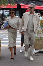 TINA KUNAKEY and Vincent Cassel Out on Croisette in Cannes 05/23/2022