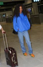 TINA KUNAKEY Arrives at Nice Airport 05/22/2022