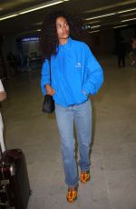 TINA KUNAKEY Arrives at Nice Airport 05/22/2022