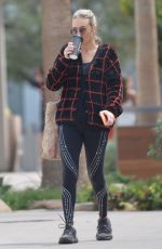 TISH CYRUS Out for Coffee in Los Angeles 04/28/2022