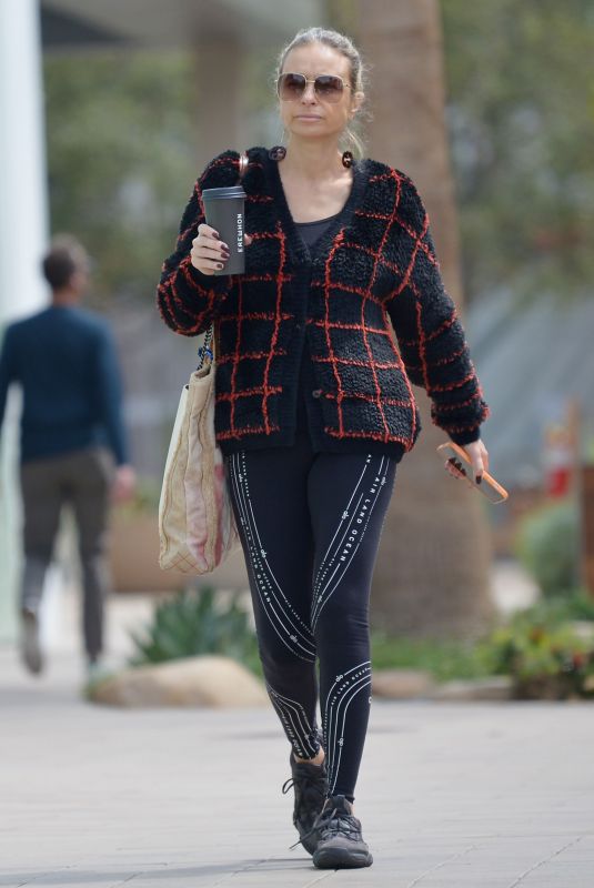 TISH CYRUS Out for Coffee in Los Angeles 04/28/2022