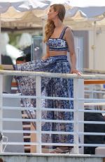 TONI GARRN Arrives at Eden Roc Hotel in Cannes 05/20/2022