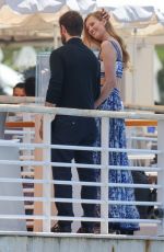 TONI GARRN Arrives at Eden Roc Hotel in Cannes 05/20/2022