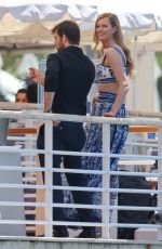 TONI GARRN Arrives at Eden Roc Hotel in Cannes 05/20/2022