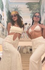 VANESSA and STELLA HUDGENS - Instagram Photos 05/29/2022