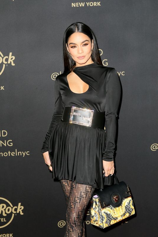 VANESSA HUDGENS at Hard Rock Hotel Grand Opening in New York 05/12/2022