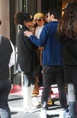 VANESSA HUDGENS Leaves Her Hotel in New York 04/30/2022