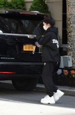 VANESSA HUDGENS Leaves Her Hotel in New York 05/01/2022