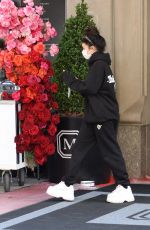 VANESSA HUDGENS Leaves Her Hotel in New York 05/01/2022