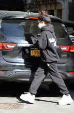 VANESSA HUDGENS Leaves Her Hotel in New York 05/01/2022