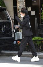 VANESSA HUDGENS Leaves Her Hotel in New York 05/01/2022