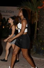 VENUS WILLIAMS Out for Dinner at Carbone in Miami 05/08/2022