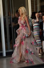 VICTORIA SILVSTEDT Arrives at Martinez Hotel in Cannes 05/20/2022