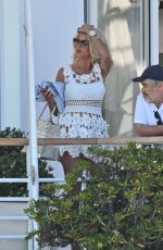 VICTORIA SILVSTEDT at a Terrace of Hotel du Cap-Eden-Roc in Antibes 05/19/2022