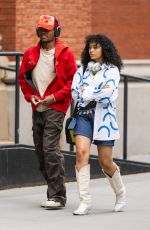WHITNEY PEAK Out with Son of Stevie Wonder, Kailand Morris in New York 05/11/2022