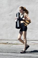 WHITNEY PORT Leaves Yoga Class in Los Angeles 05/12/2022