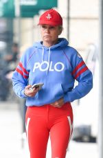 YOLANDA HADID Out and About in New York 05/04/2022
