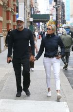 YOLANDA HADID Out in New York 05/24/2022