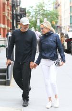 YOLANDA HADID Out in New York 05/24/2022