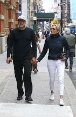 YOLANDA HADID Out in New York 05/24/2022