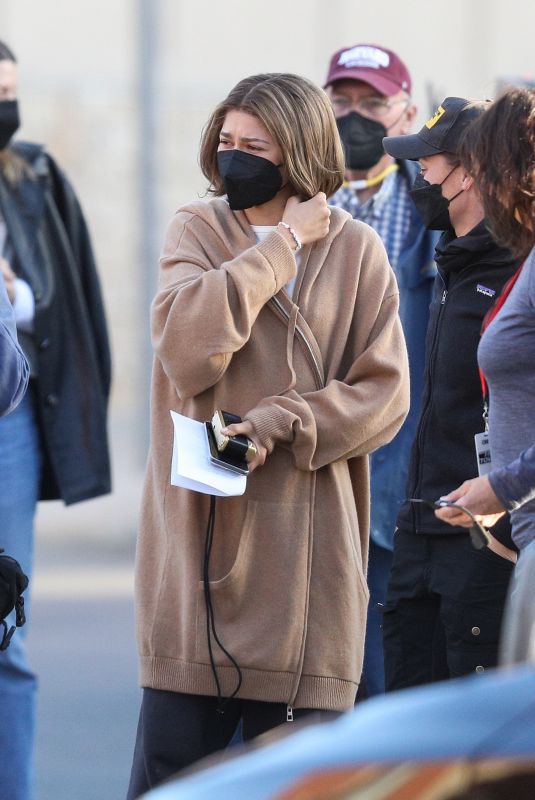 ZENDAYA on the Set of Challengers in Lynn 05/19/2022