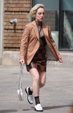 ZOE LISTER-JONES on the Set of Slip in Toronto 05/09/2022