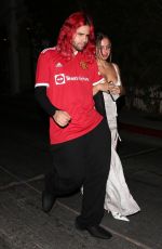 ADDISON RAE Arrives at Stassie Karanikolaou and Zack Bia’s Joint Birthday Party in Los Angeles 06/09/2025