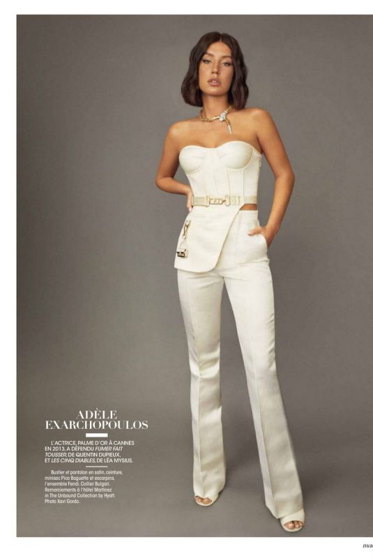 ADELE EXARCHOPOULOS in Madame Figaro, June 2022