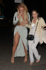 AJ BUNKER and AISLEYNE HORGAN WALLACE Night Out in London 06/09/2022