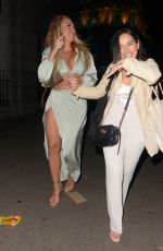 AJ BUNKER and AISLEYNE HORGAN WALLACE Night Out in London 06/09/2022