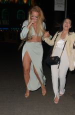 AJ BUNKER and AISLEYNE HORGAN WALLACE Night Out in London 06/09/2022