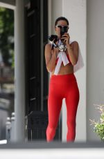 ALESSANDRA AMBROSIO Heading to a Gym in Los Angeles 06/20/2022