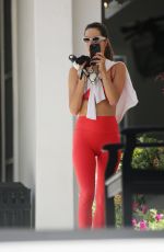 ALESSANDRA AMBROSIO Heading to a Gym in Los Angeles 06/20/2022