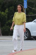 ALESSANDRA AMBROSIO Out and About in Brentwood 06/09/2022