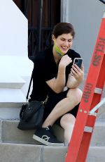 ALEXANDRA DADDARIO on the Set The Mayfair Witches in New Orleans 06/07/2022