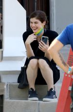 ALEXANDRA DADDARIO on the Set The Mayfair Witches in New Orleans 06/07/2022