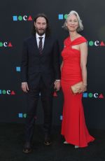 ALEXANDRA GRANT and Keanu Reeves at Moca Gala in Los Angeles 06/04/2022