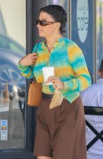 ALIA SHAWKAT Out for Her Morning Coffee-to-go in Los Feliz 05/31/2022