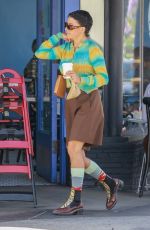 ALIA SHAWKAT Out for Her Morning Coffee-to-go in Los Feliz 05/31/2022