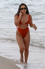 ALIANA MAWLA in Bikini at a Beach in Miami 05/31/2022