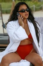 ALIANA MAWLA in Bikini at a Beach in Miami 05/31/2022
