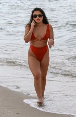 ALIANA MAWLA in Bikini at a Beach in Miami 05/31/2022