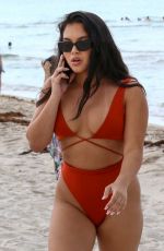 ALIANA MAWLA in Bikini at a Beach in Miami 05/31/2022