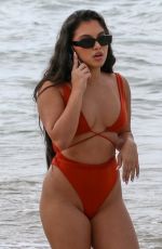 ALIANA MAWLA in Bikini at a Beach in Miami 05/31/2022