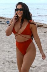 ALIANA MAWLA in Bikini at a Beach in Miami 05/31/2022
