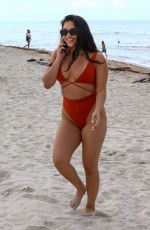 ALIANA MAWLA in Bikini at a Beach in Miami 05/31/2022